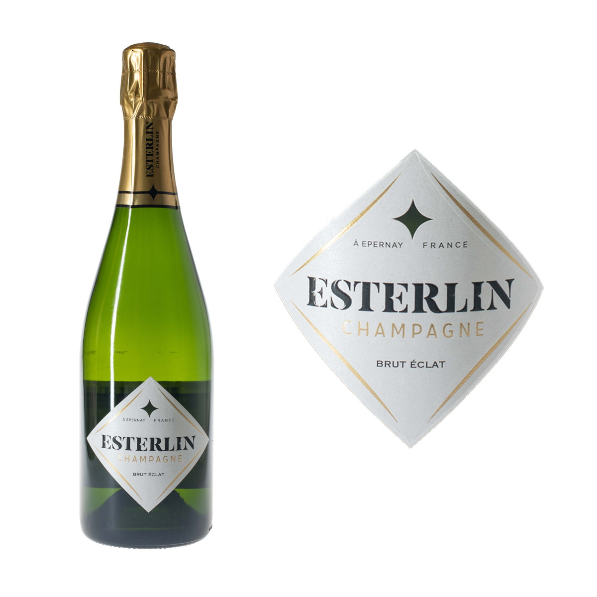 Champagne Brut Eclat de la Maison Esterlin