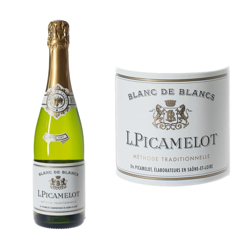Crémant blanc de blanc "Les Reipes"  - Maison Louis Picamelot chez la cave du Chaignot à Dijon