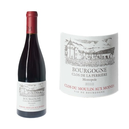 Bourgogne rouge "Clos de la Perrière" 2022 Monopole BIO - Domaine Clos du Moulin aux Moines chez la cave du Chaignot à Dijon