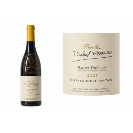 Saint Préfert Blanc 2023 – Châteauneuf-du-Pape Blanc – Isabel Ferrando chez la cave du Chaignot à Dijon