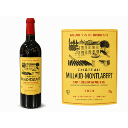 Saint-Émilion Grand Cru rouge 2020- Château Millaud-Montlabert chez la cave du Chaignot à Dijon