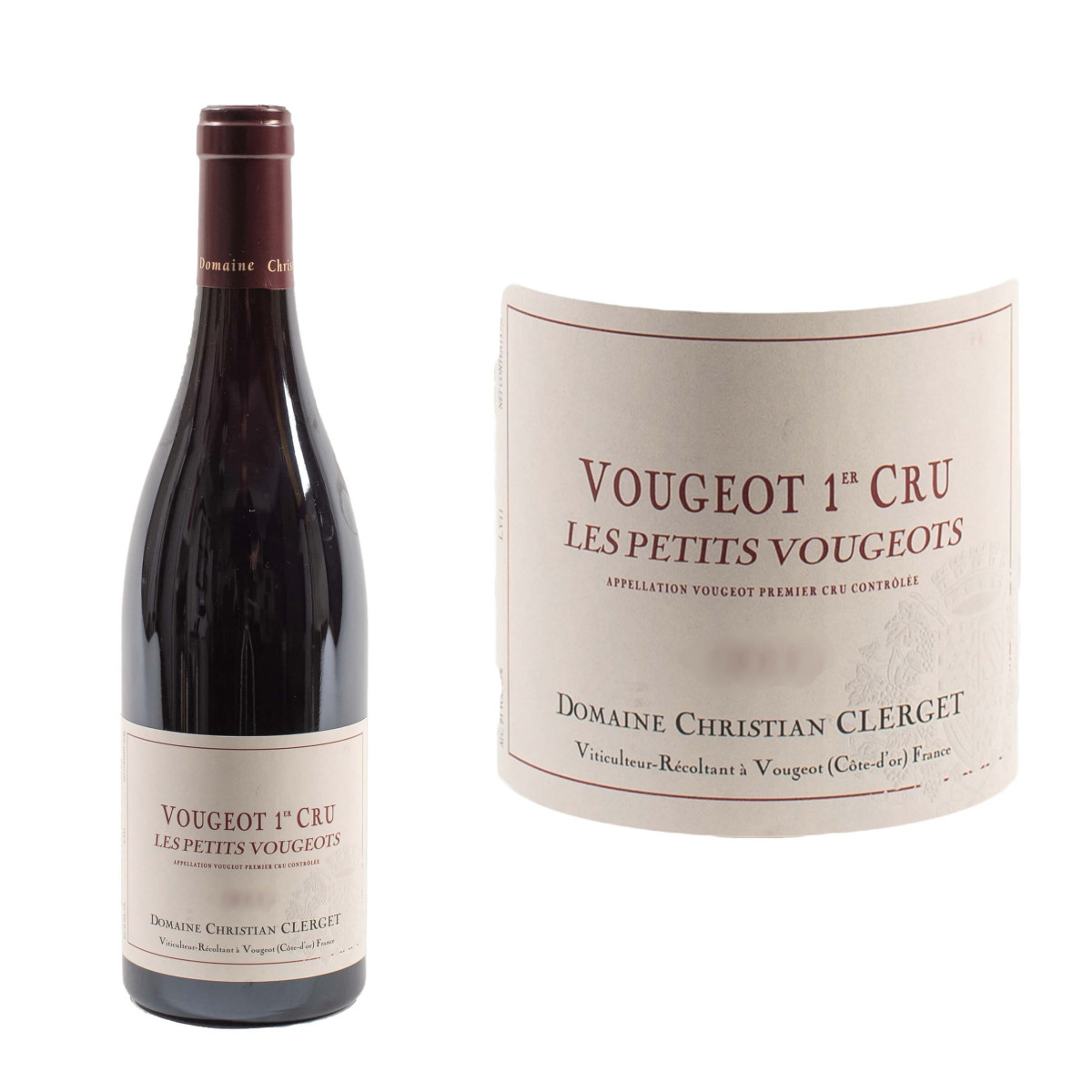 Vougeot 1er Cru Les Petits Vougeots 2017 Domaine Clerget